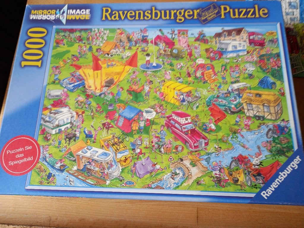 Ravensburger puzzel mirror image, Ophalen, 500 t/m 1500 stukjes, Zo goed als nieuw, Legpuzzel