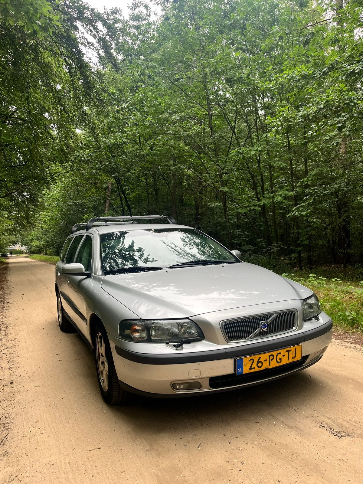 Volvo V70 2.4 170PK 2004 Grijs, Auto's, Volvo, Voorwielaandrijving, 1800 kg, Stationwagon, Particulier