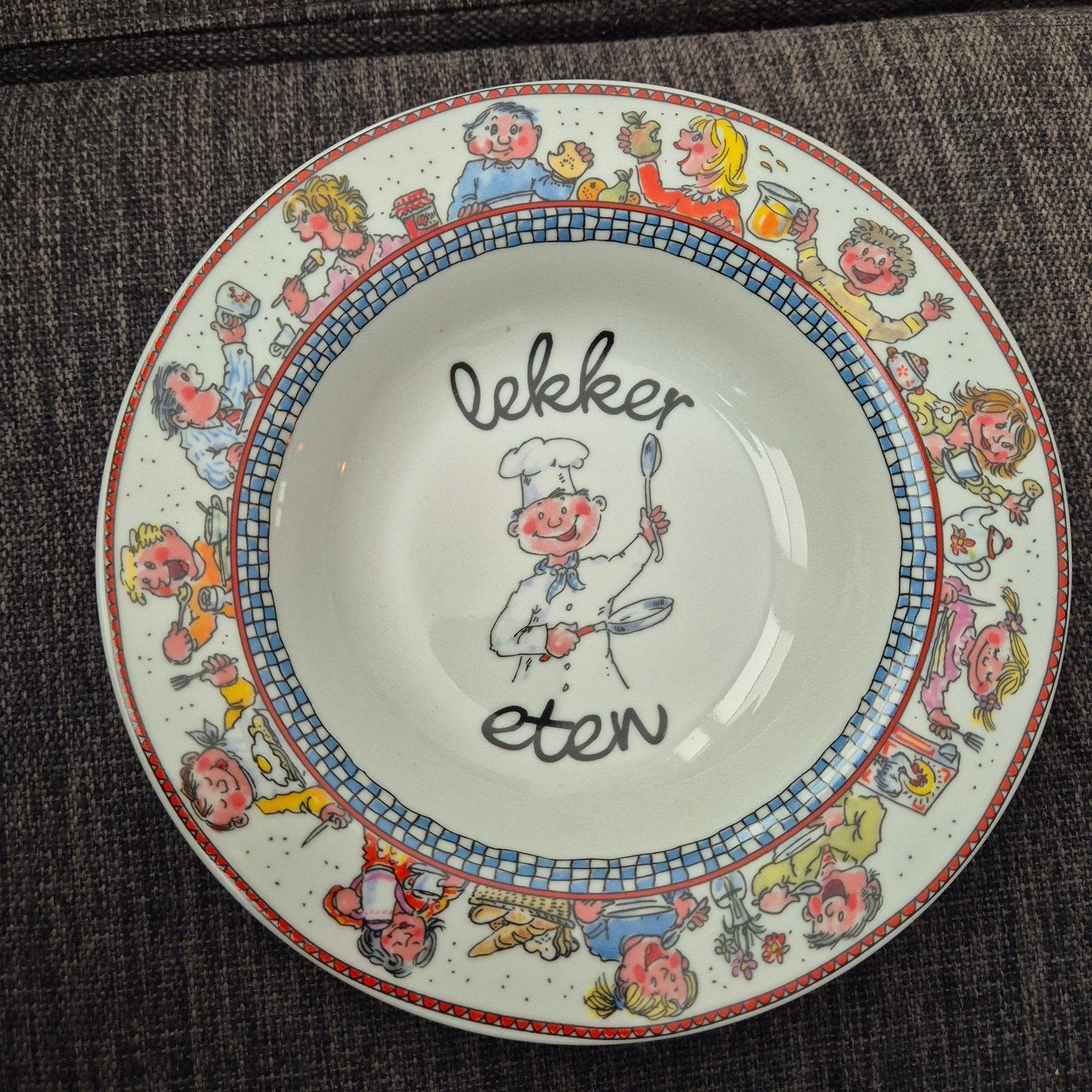 Leuk kinderbord 'Lekker Eten' van Theo, Ophalen of Verzenden, Zo goed als nieuw