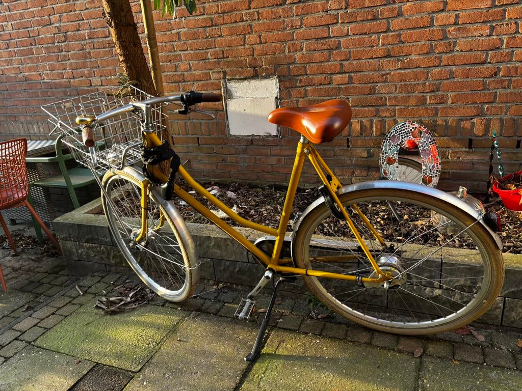 Roetz dames fiets geel, Ophalen, Gebruikt