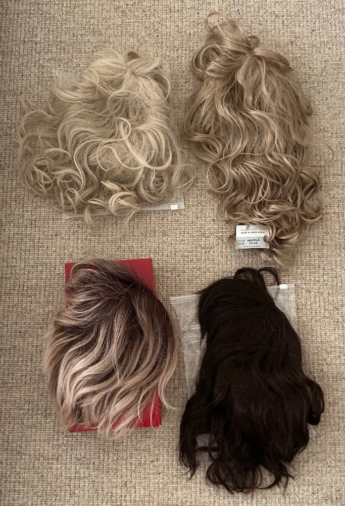 Diverse mooie pruik / pruiken, 50 euro per stuk, Ophalen of Verzenden, Zo goed als nieuw, Pruik of Haarverlenging