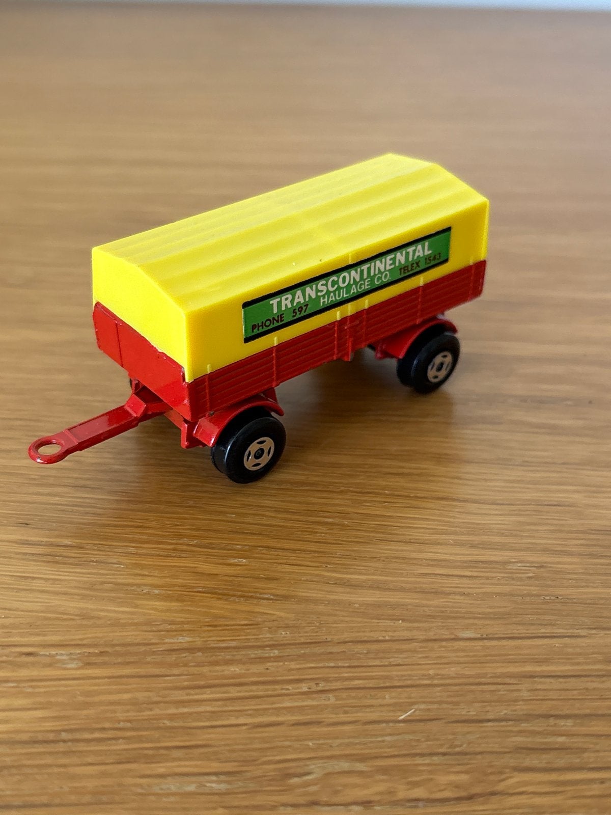 Matchbox Mercedes Trailer Transcontinental (Lesney), Ophalen of Verzenden, Gebruikt