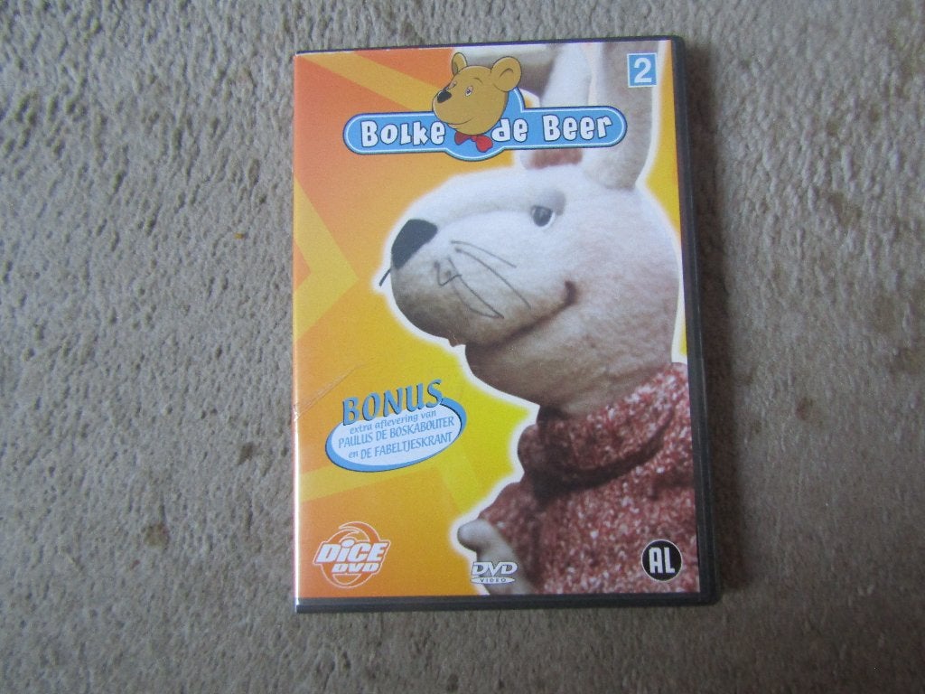 DVD: Bolke de beer, Gebruikt, Alle leeftijden, Poppen, Overige typen
