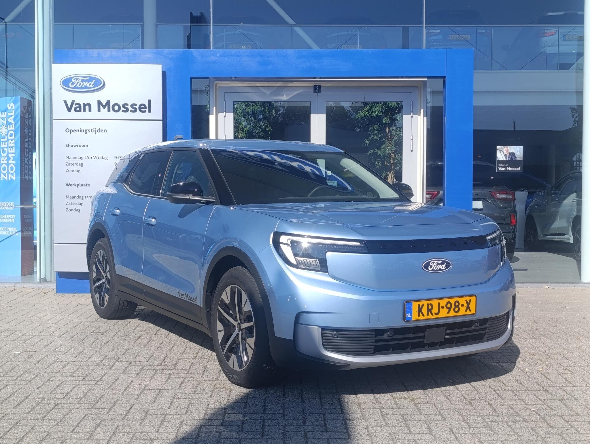 Ford Explorer Style Standard Range RWD 58 kWh | Te bestellen, Auto's, Ford, 12 maanden, 190 pk, Blauw, Origineel Nederlands