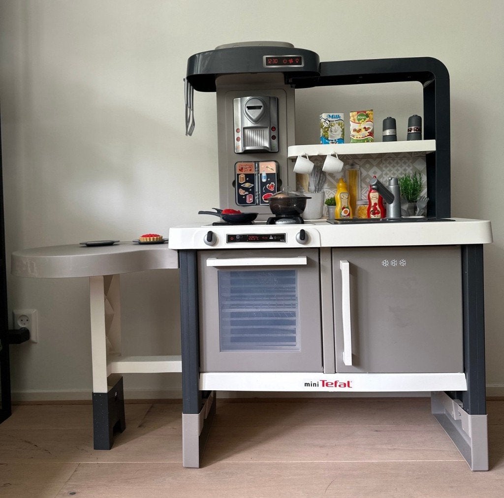 Smoby Mini Tefal Speelkeuken met accessoires, Ophalen of Verzenden, Zo goed als nieuw, Kunststof, Speelkeuken