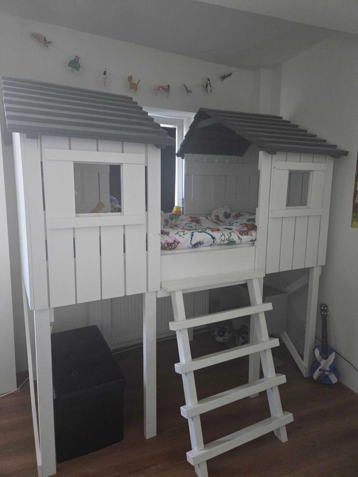 Slaaphut/ slaaphuisje / hoogslaper 90 x 200, Ophalen of Verzenden, Zo goed als nieuw, Hoogslaper