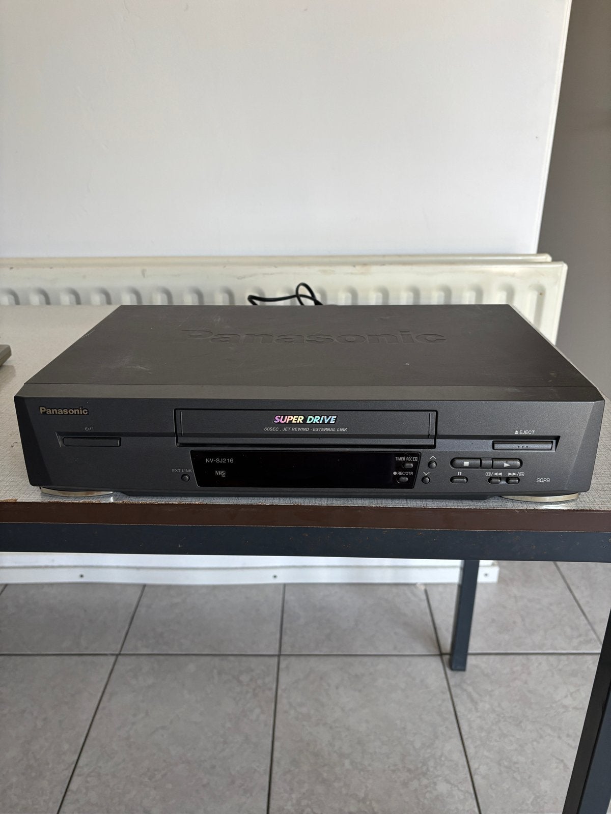 Panasonic NV-SJ216EG-K VHS videorecorder met afstandsbedieni, Ophalen of Verzenden, Gebruikt, VHS-speler of -recorder