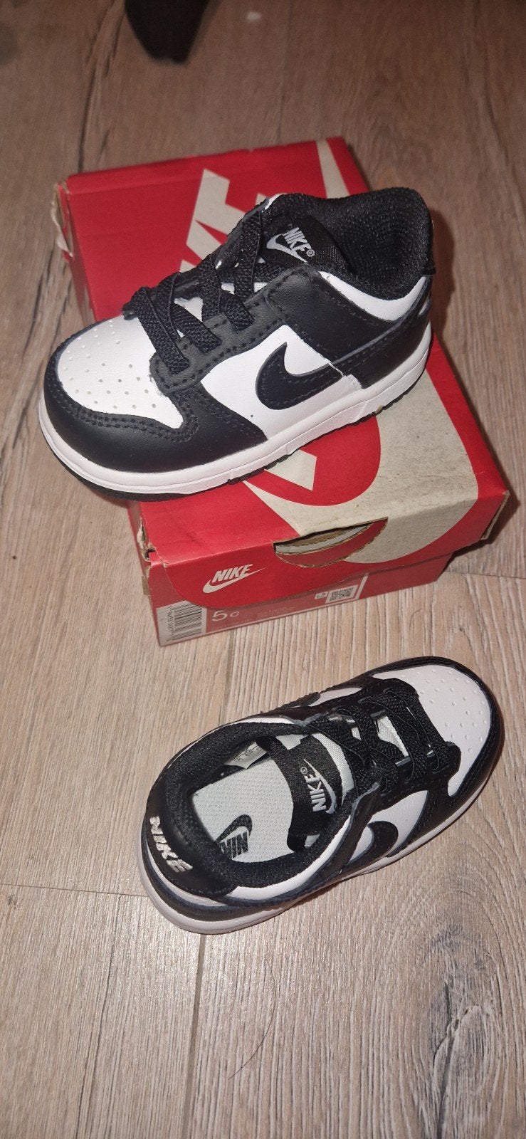 nike dunk panda td maat 21 nieuw zwart wit, Ophalen of Verzenden, Nieuw, Nike