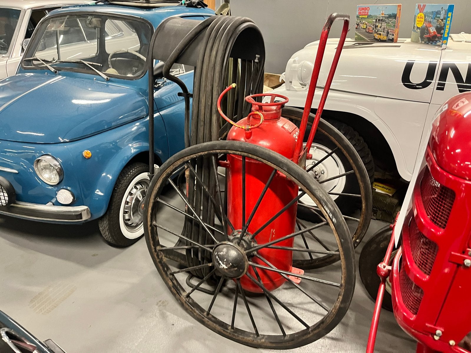 Vintage Brandweer Stikstof Spuit - Bouwjaar 1960, Antiek en Kunst, Antiek | Overige Antiek, Ophalen