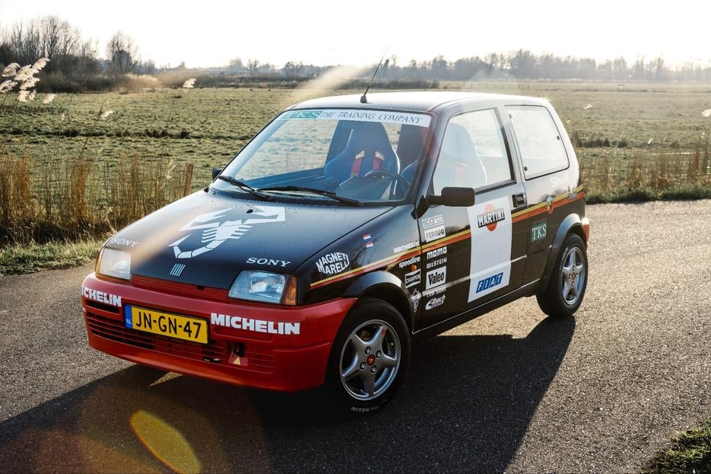 Fiat Cinquecento 0.9 E2 1994 Zwart, Auto's, Fiat, Particulier, Cinquecento, Benzine, Hatchback, Handgeschakeld, Origineel Nederlands