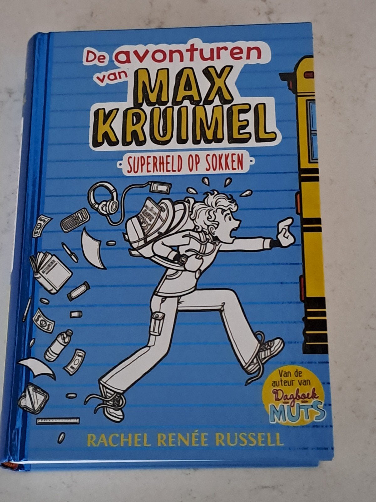 Max Kruimel, Superheld op sokken - Rachel Renée Russell, Boeken, Ophalen of Verzenden, Zo goed als nieuw