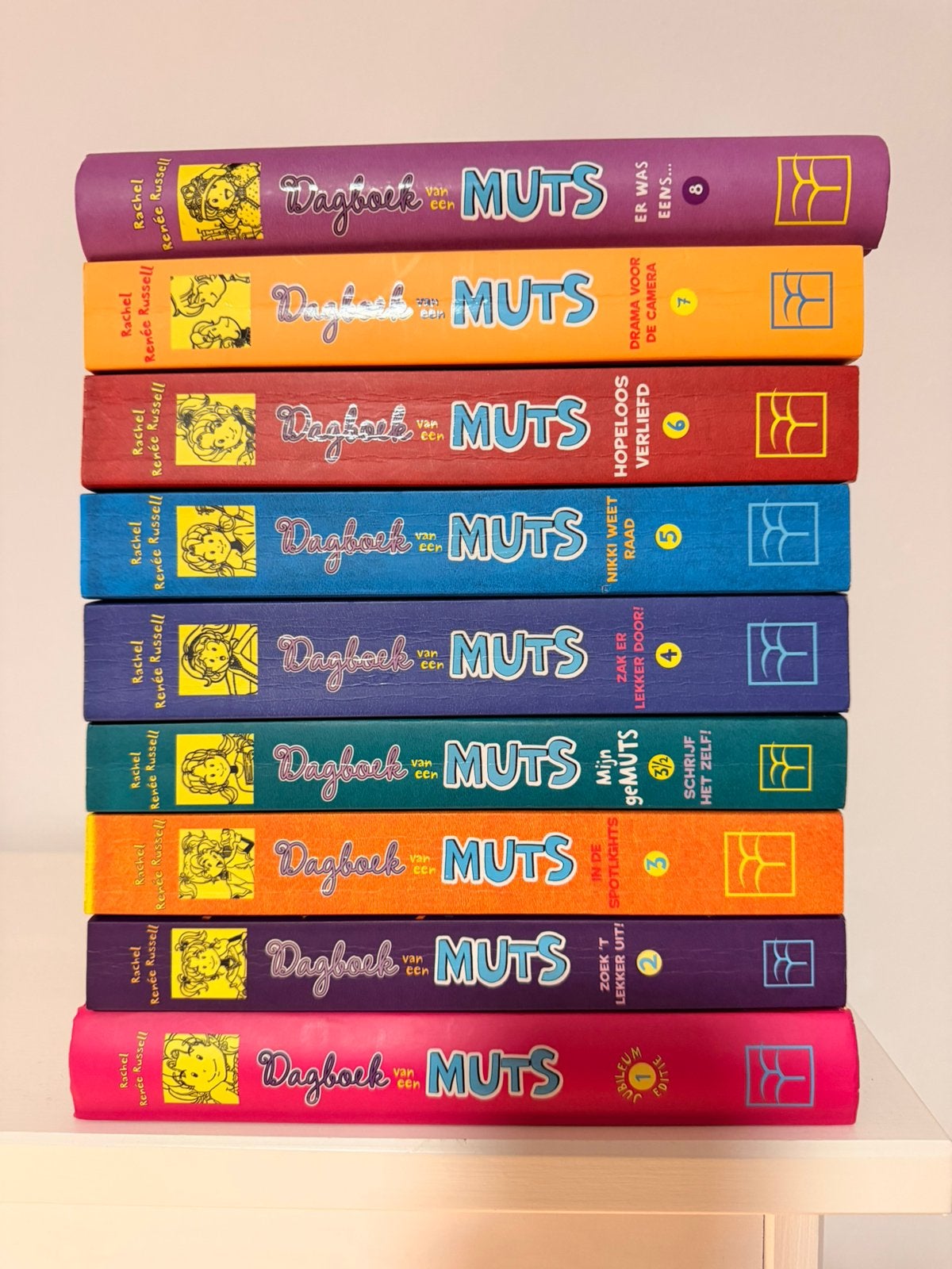 Dagboek van een muts deel 1 tm 8, Boeken, Ophalen of Verzenden, Zo goed als nieuw, Fictie