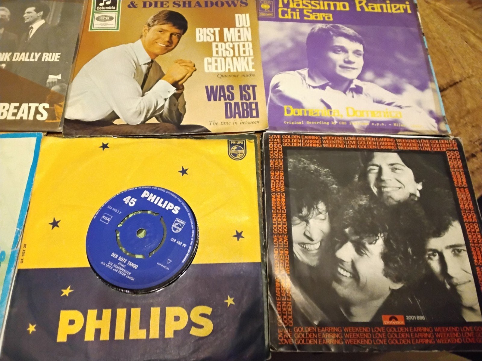 Partij singles jukebox 4 mapjes met totaal 100 singles, Ophalen of Verzenden, Gebruikt, Pop