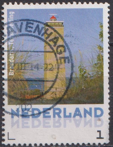 Vuurtoren Terschelling O.  ADV. no.42 E., Verzenden, Na 1940, Gestempeld