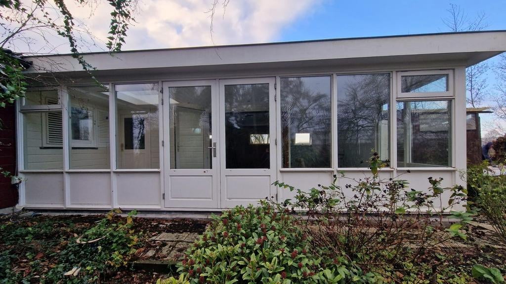 Openslaande deuren met glas, Ophalen, Gebruikt, Buitendeur, Hout