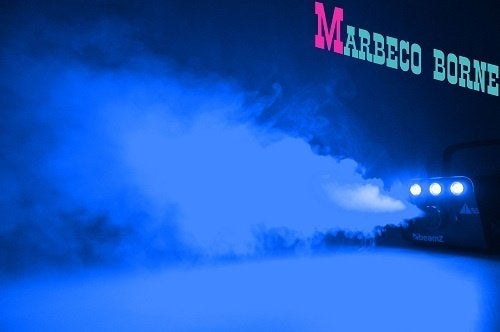 Rookmachine Ice effect, Smoke machine blauwe Leds, Info@marbeco.com, Rookmachine, Nieuw, BeamZ