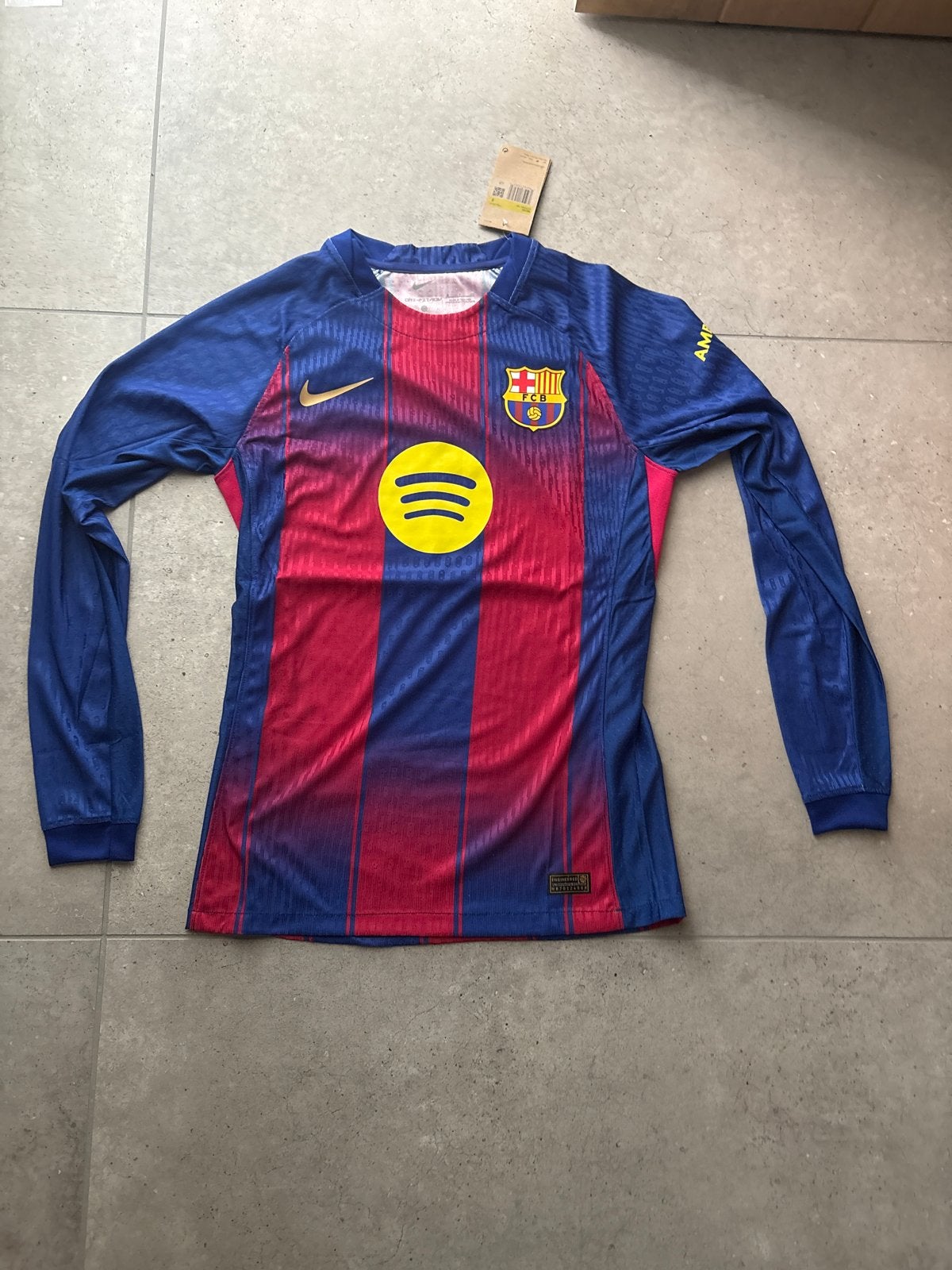 Nike FC Barcelona Thuis Longsleeve Maat S Nieuw, Kleding | Heren, Ophalen of Verzenden, Nieuw, Maat 46 (S) of kleiner, Blauw