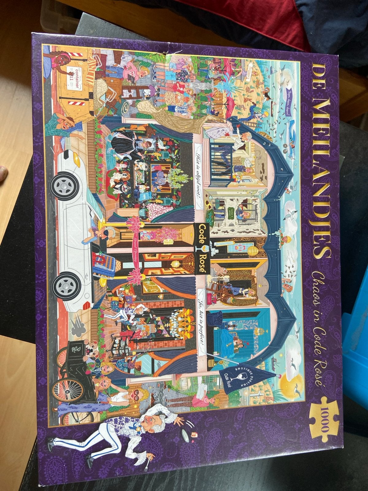 De Meilandjes Chaos in Code Rosé Legpuzzel 1000 stukjes, Hobby en Vrije tijd, Ophalen of Verzenden, 500 t/m 1500 stukjes, Gebruikt