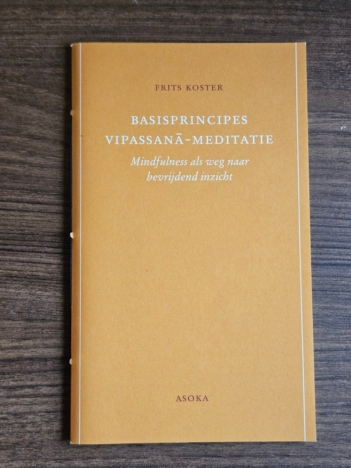 Frits Koster - Basisprincipes Vipassana-meditatie, Boeken, Verzenden, Frits Koster, Ontwikkelingspsychologie, Zo goed als nieuw