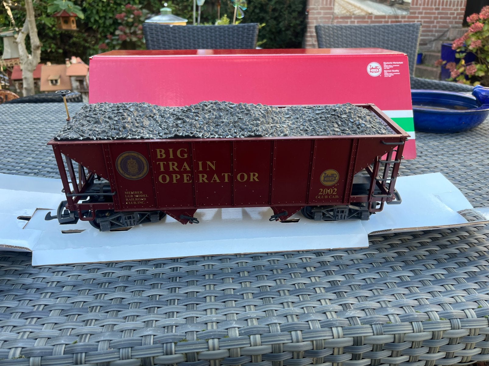 LGB 45765 BTO hopper zeldzaam ZGAN OVP, Gelijkstroom, Wagon, Ophalen of Verzenden, Zo goed als nieuw