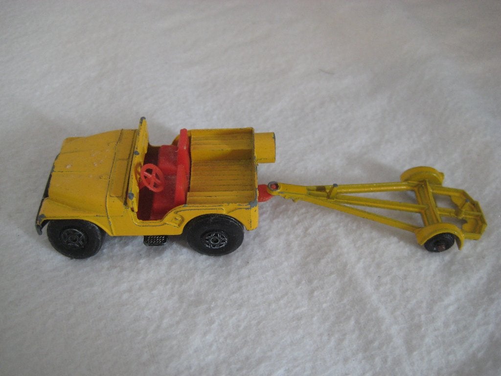 Matchbox Jeep (zonder de aanhanger), Verzenden, Gebruikt, Auto