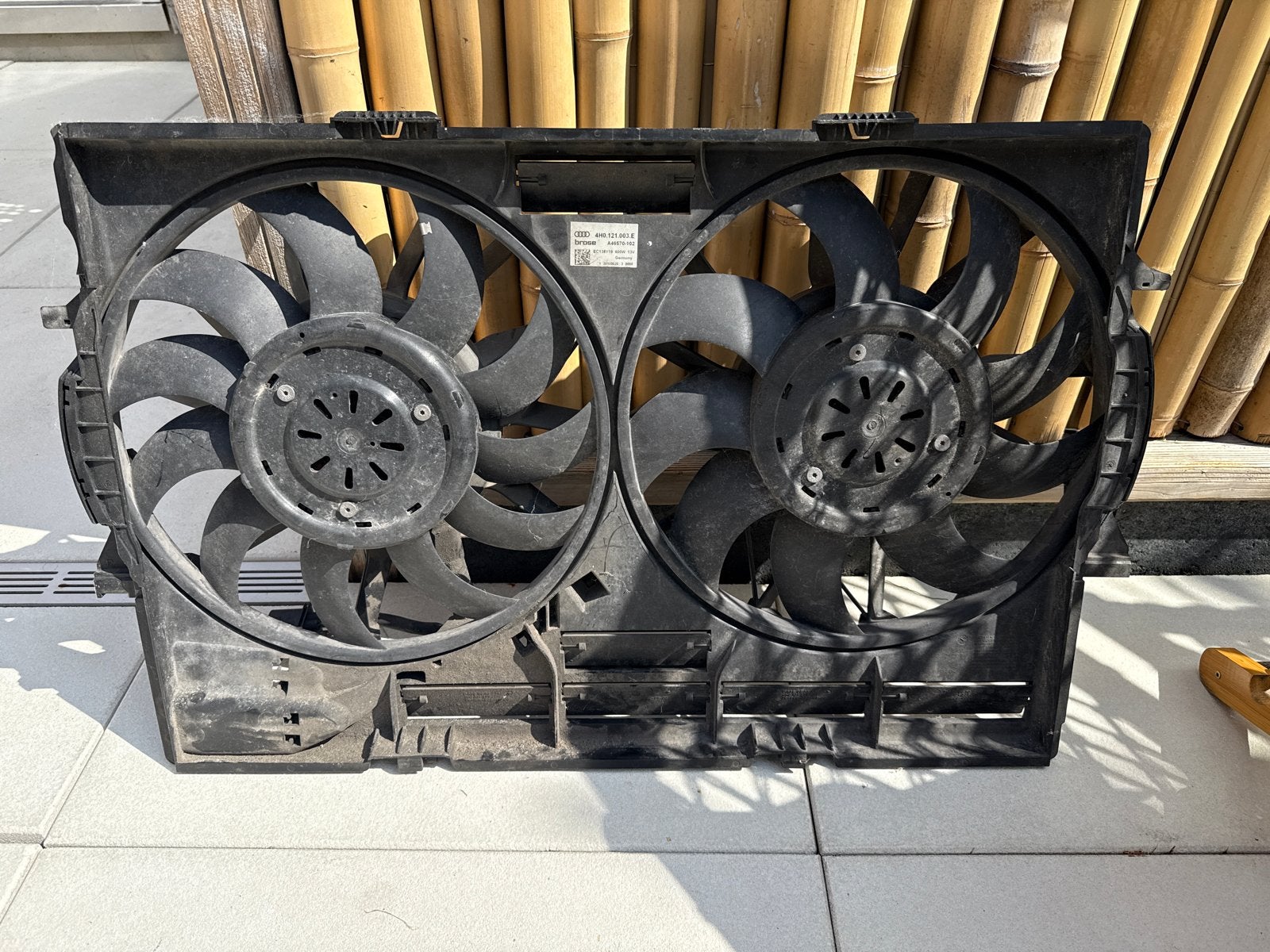 Audi A8 D4 4H Radiateur Ventilator 4H0.121.003.E, Ophalen of Verzenden, Gebruikt, Audi