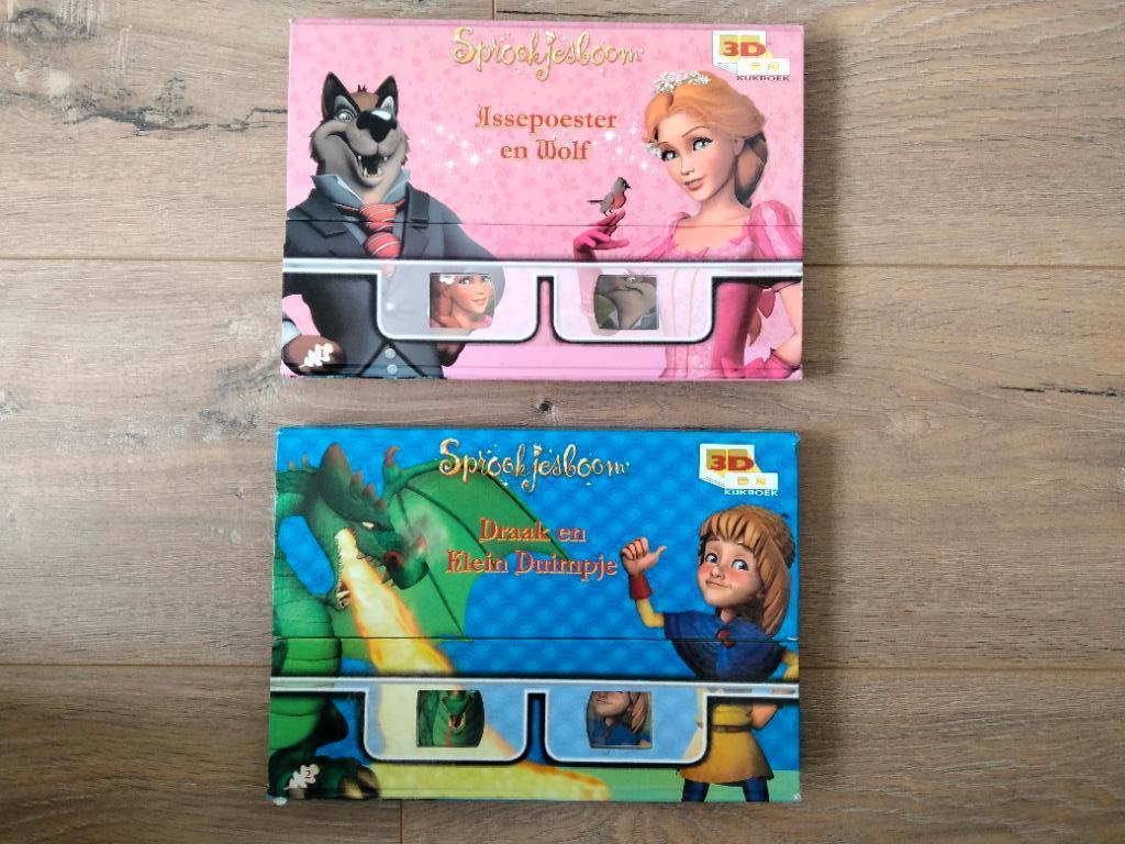 2 Efteling Sprookjesboom 3D kijkboeken, Boeken, Verzenden, Zo goed als nieuw, Uitklap-, Voel- of Ontdekboek, Efteling