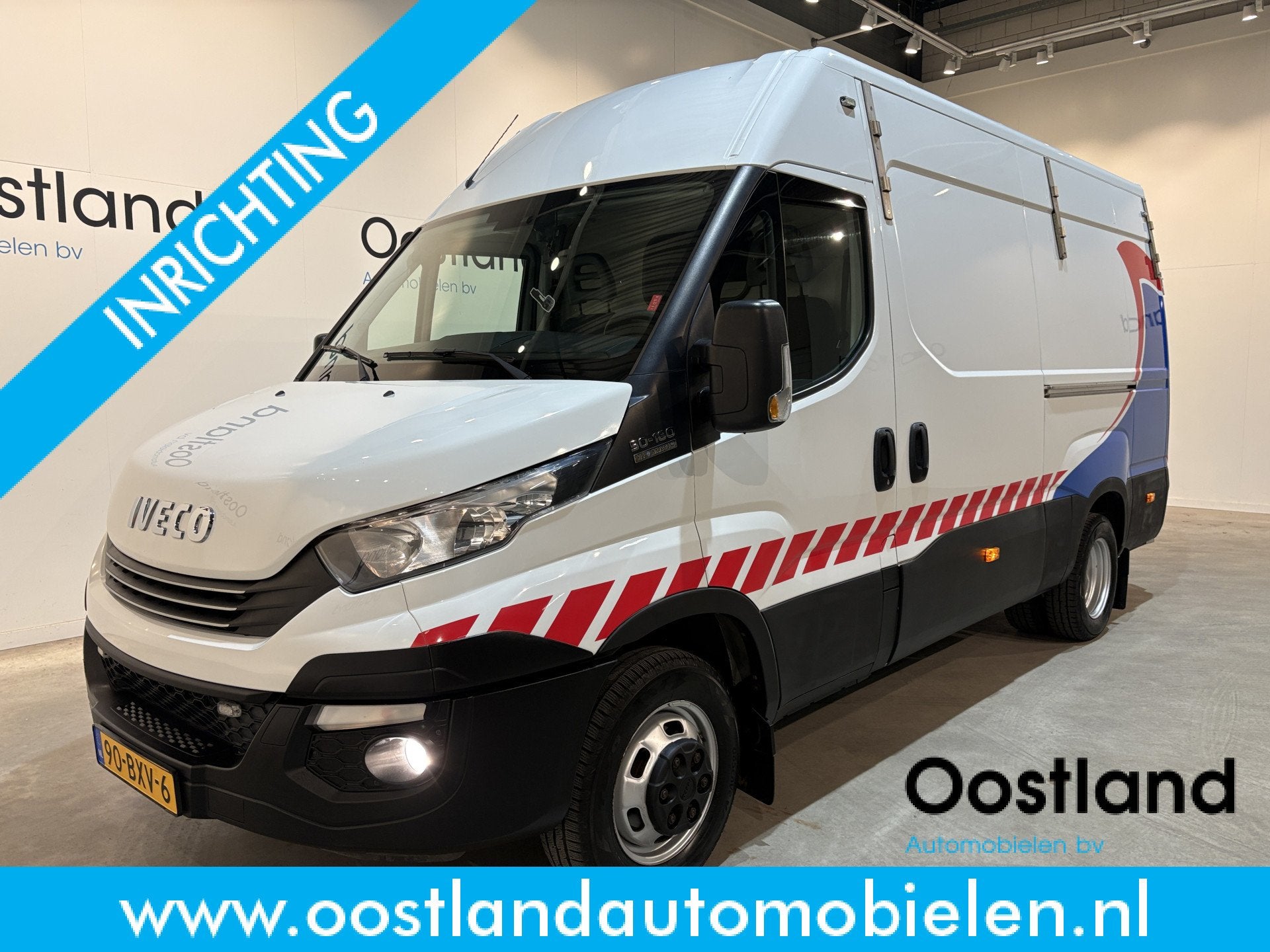Iveco DAILY, 50C18 L3H3 180 PK Automaat Servicebus / Sortimo, Auto's, Vrachtwagens, Automaat, Stof, Iveco, 179 pk
