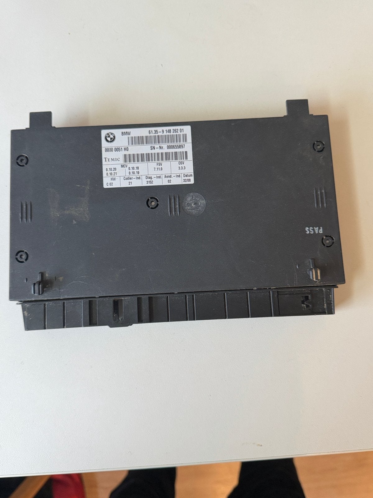 Originele BMW TEMIC Module 61.35-9 148 262-01, Ophalen of Verzenden, Gebruikt, BMW