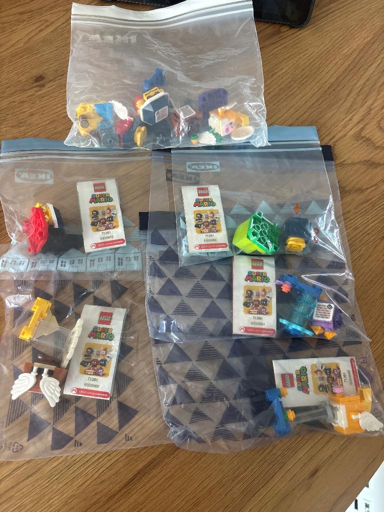 71361 super Mario figuren, Lego, Ophalen of Verzenden, Zo goed als nieuw, Minifiguren serie