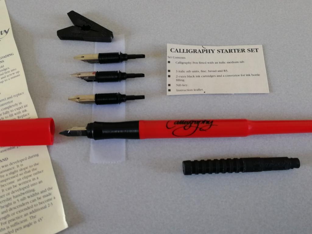 Platignum Kalligrafie Starter Set - Compleet met Pennen, Ophalen of Verzenden, Nieuw, Overige typen