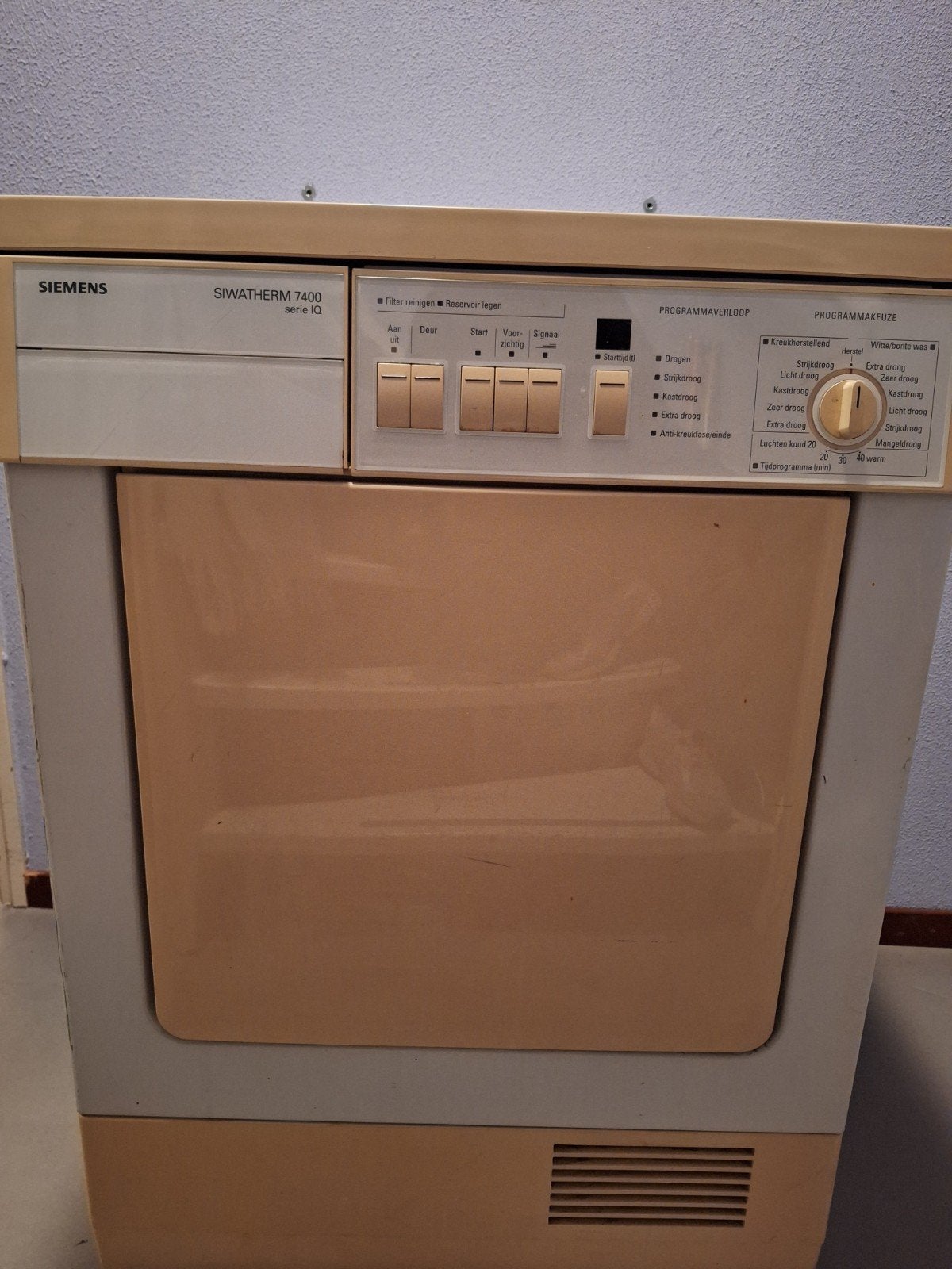 Siemens Siwatherm 7400 droger - defect, voor onderdelen, Ophalen of Verzenden, Niet werkend, Voorlader, Condens