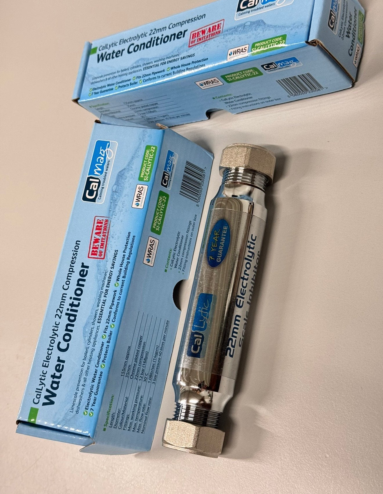 De Calmag CalLytic Electrolytische 22mm water conditioner, L, Overige typen, Nieuw, Minder dan 2 meter