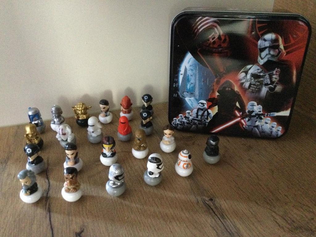 Starwars poppetjes,stormtrooper en blikken., Verzamelen, Star Wars, Ophalen of Verzenden, Zo goed als nieuw, Actiefiguurtje