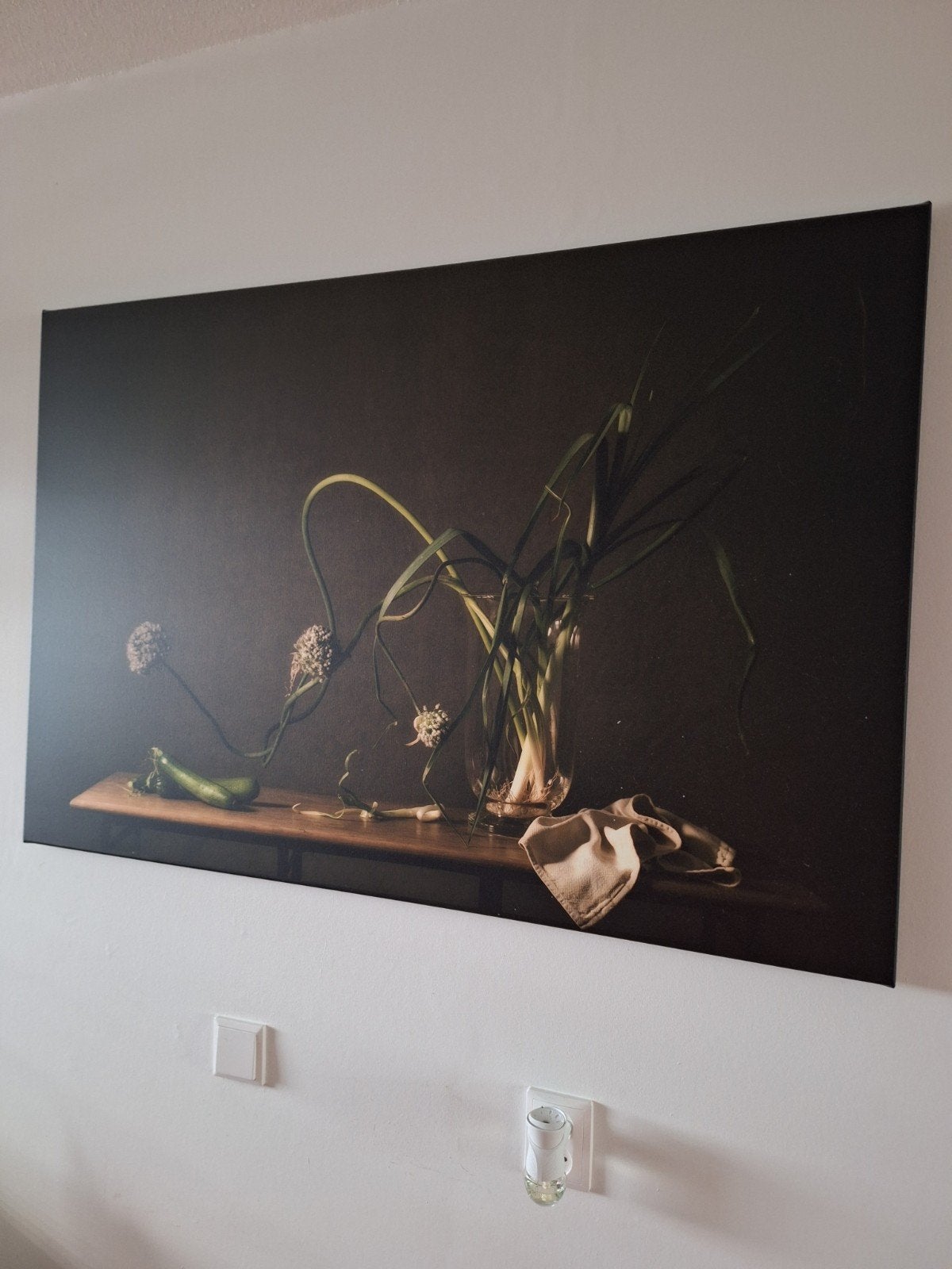 Schilderij van Werk aan de muur., Ophalen