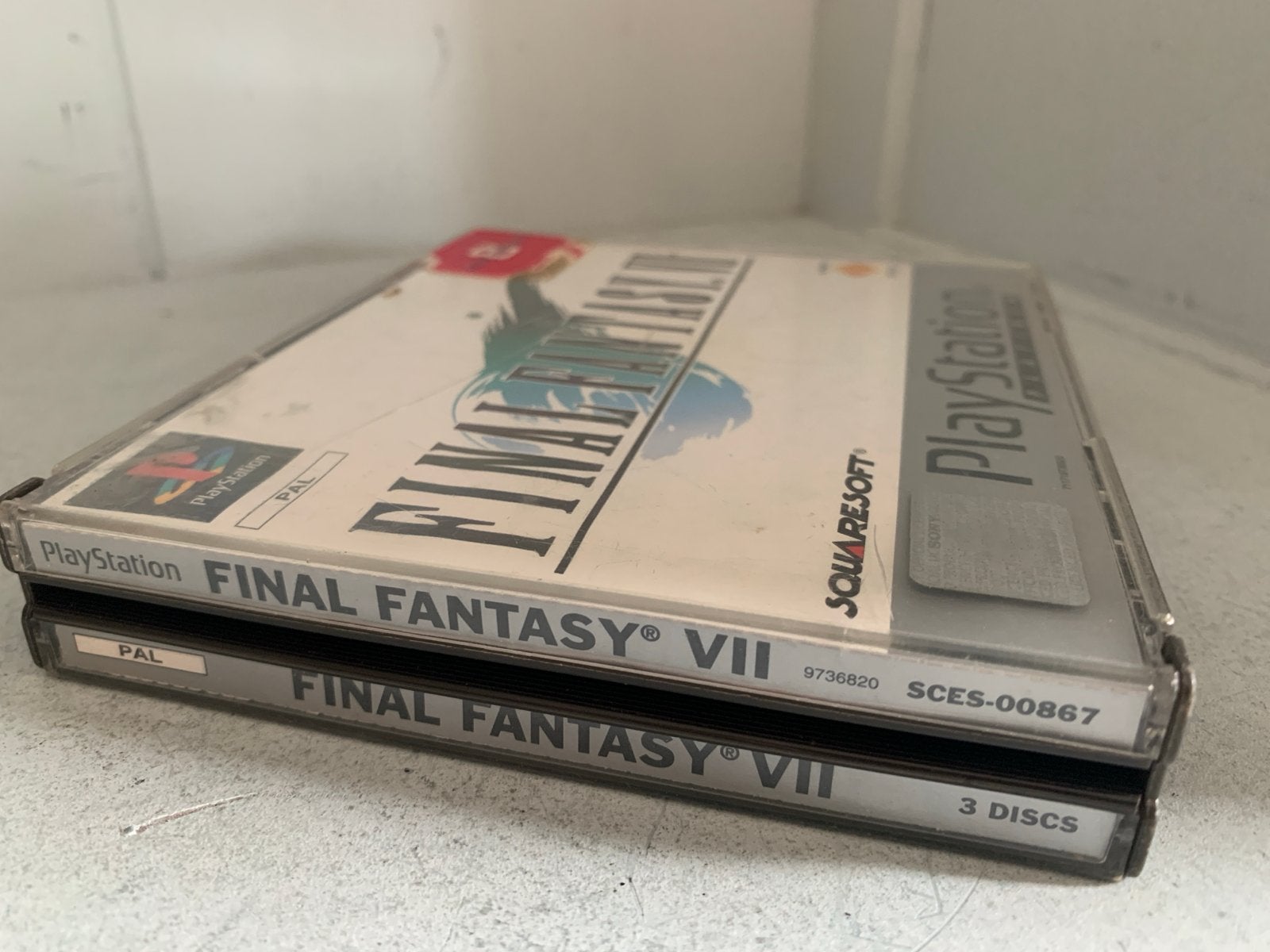 Final Fantasy VII (PS1) - Platinum Edition - 3 Discs, Ophalen, Gebruikt, 1 speler, Role Playing Game (Rpg)