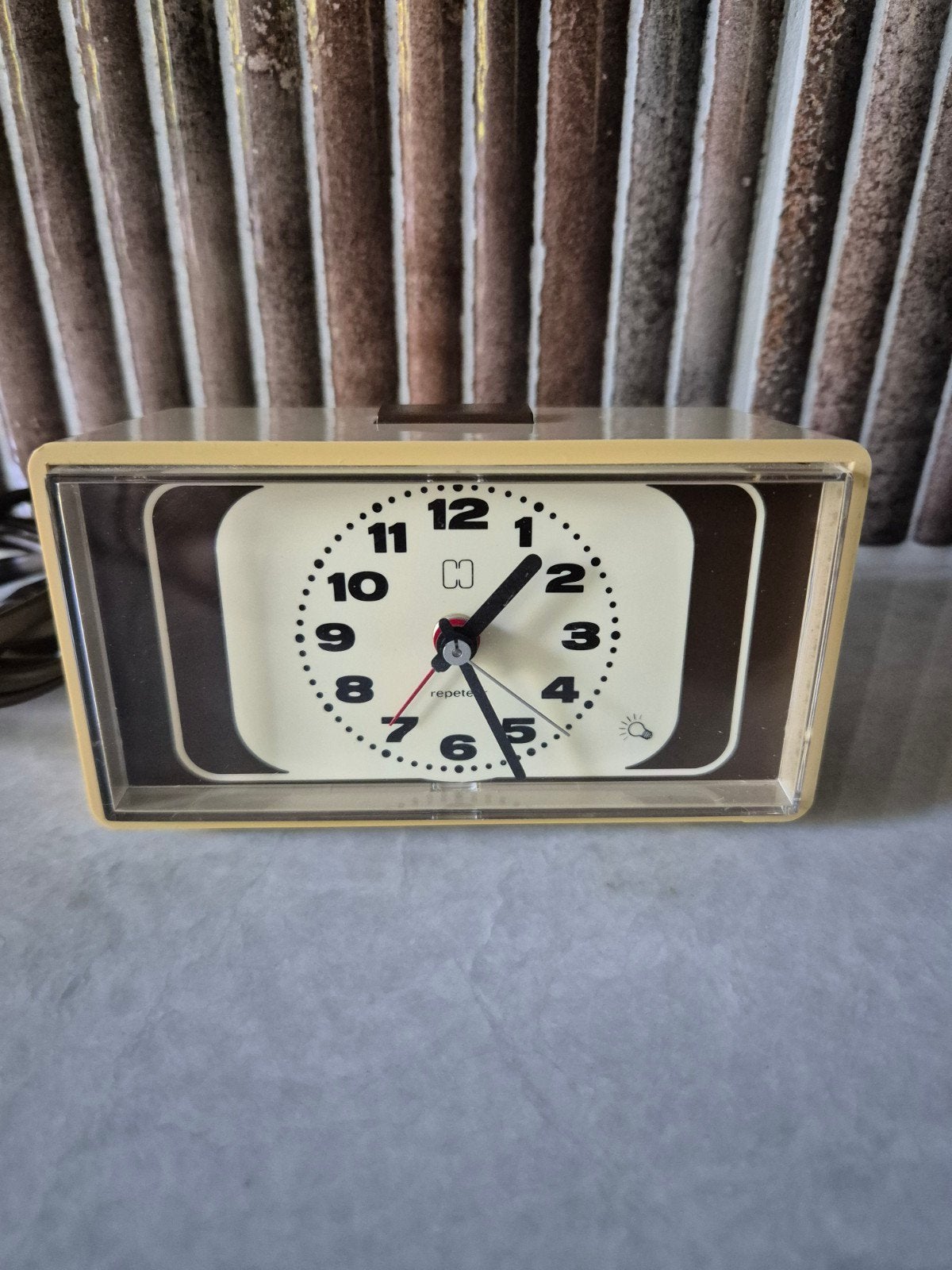Vintage HEMA Mod EK 123 elektrische wekker, Ophalen of Verzenden