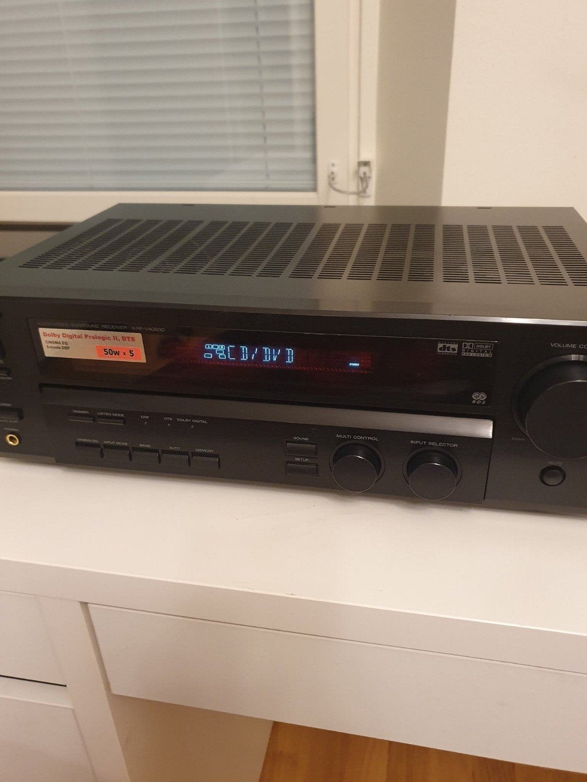 Kenwood KRF-V4000D Audio-Video Surround Receiver, Ophalen of Verzenden, Zo goed als nieuw