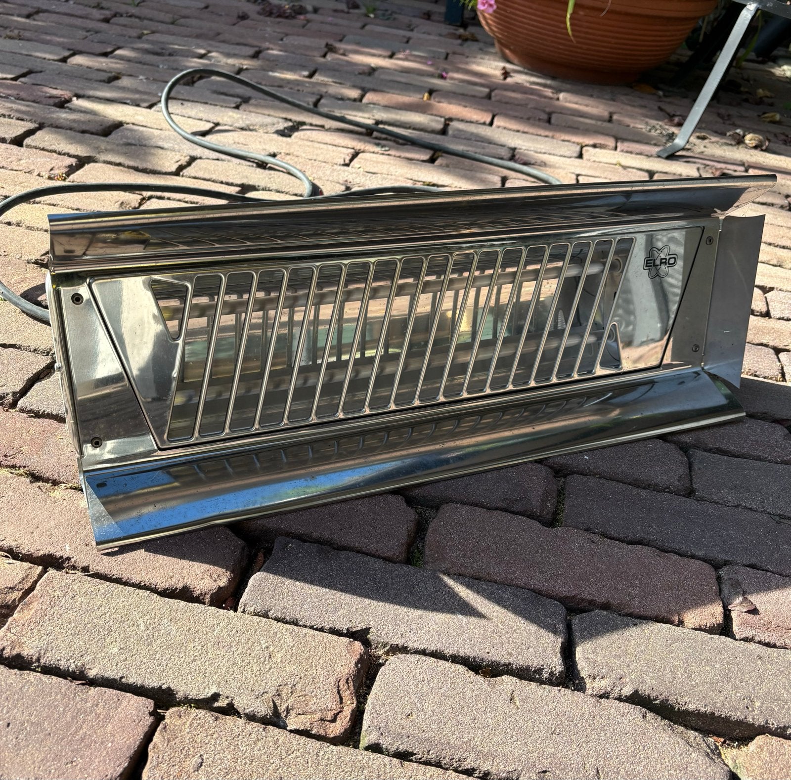 ELRO Terrasstraler 1200W - Elektrische Terrasverwarmer, Gebruikt, Waterbestendig, Wand, Ophalen
