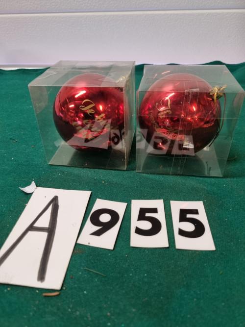 kerstballen met opschrift engel/ versieren [a955], Ophalen of Verzenden