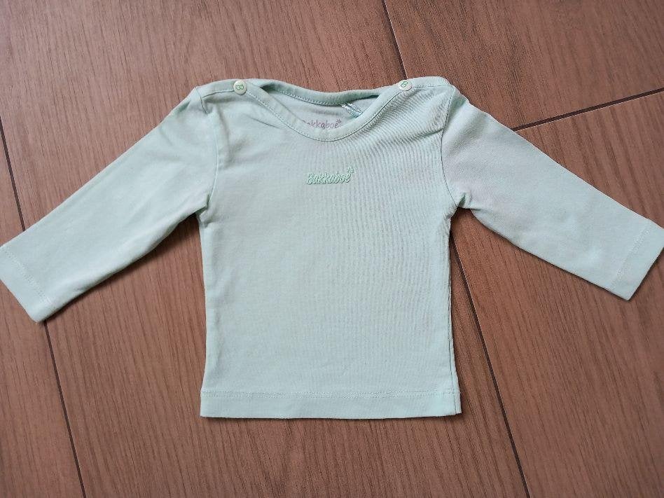 K05 Mintgroen shirtje Bakkaboe maat 50, Meisje, Ophalen of Verzenden, Zo goed als nieuw, Bakkaboe