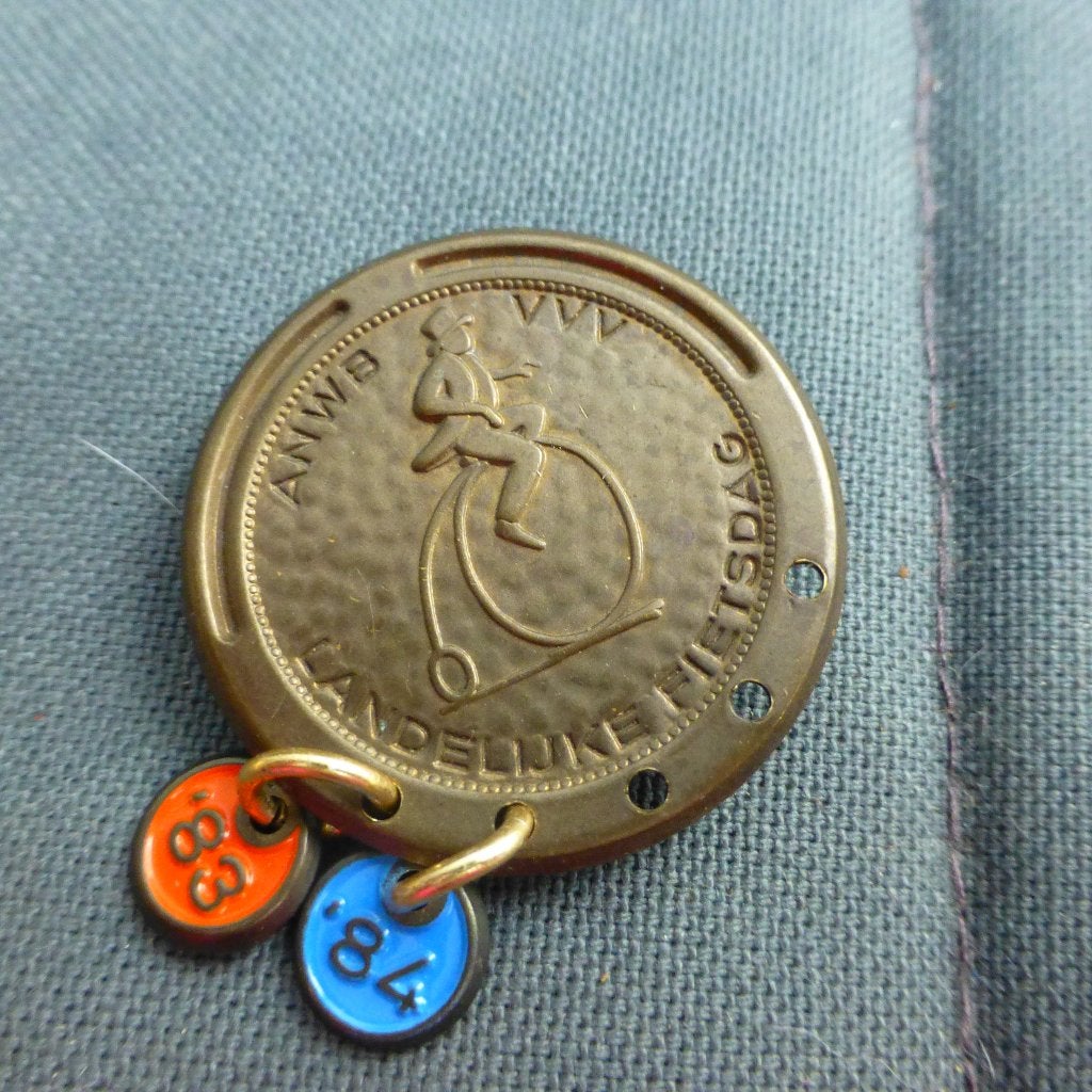 Fiets Medaille, Ophalen of Verzenden, Brons, Nederland