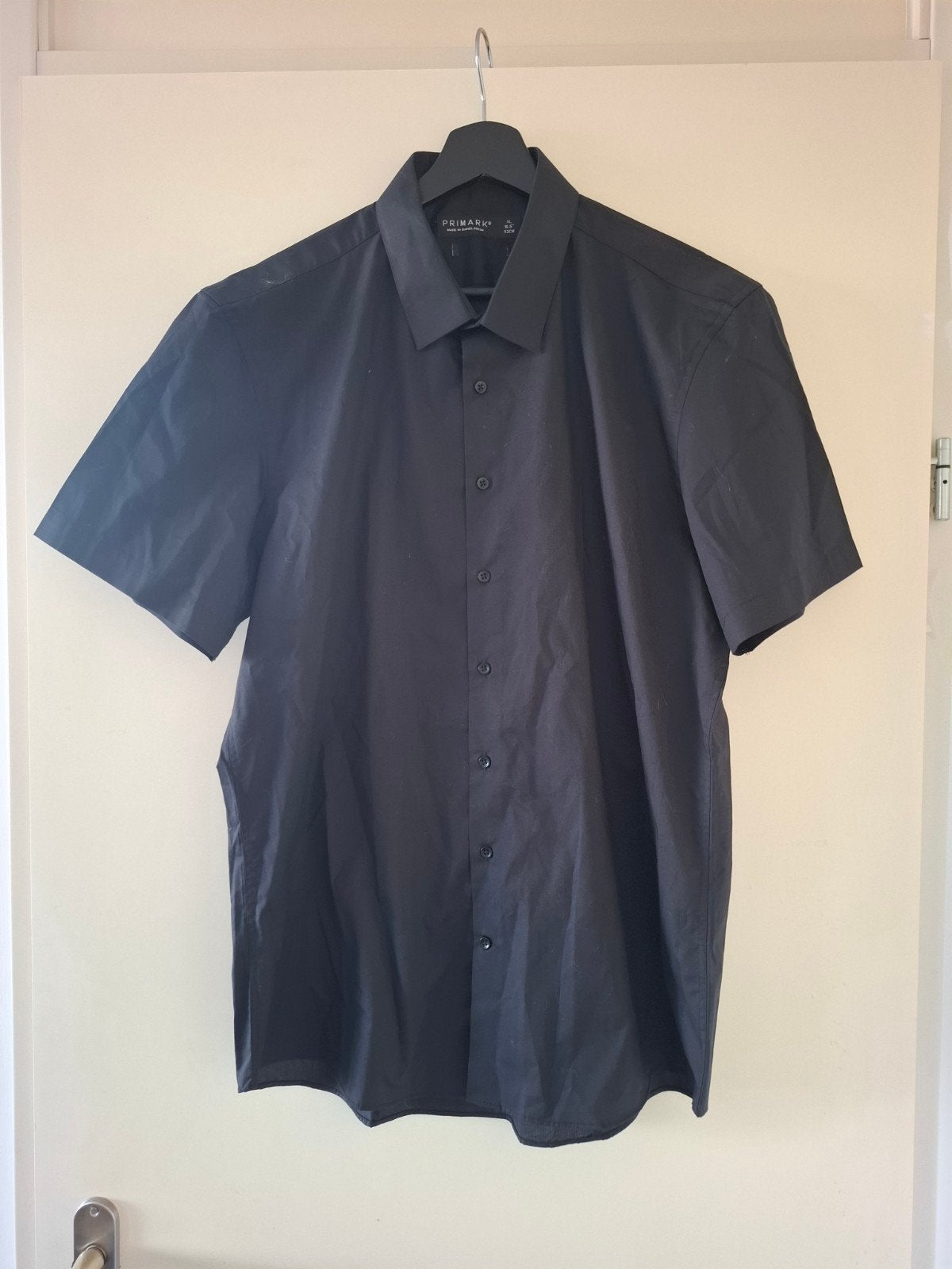 Zwarte blouse XL - Nooit gedragen, Kleding | Heren, Zwart, Nieuw, Ophalen of Verzenden, Halswijdte 43/44 (XL)