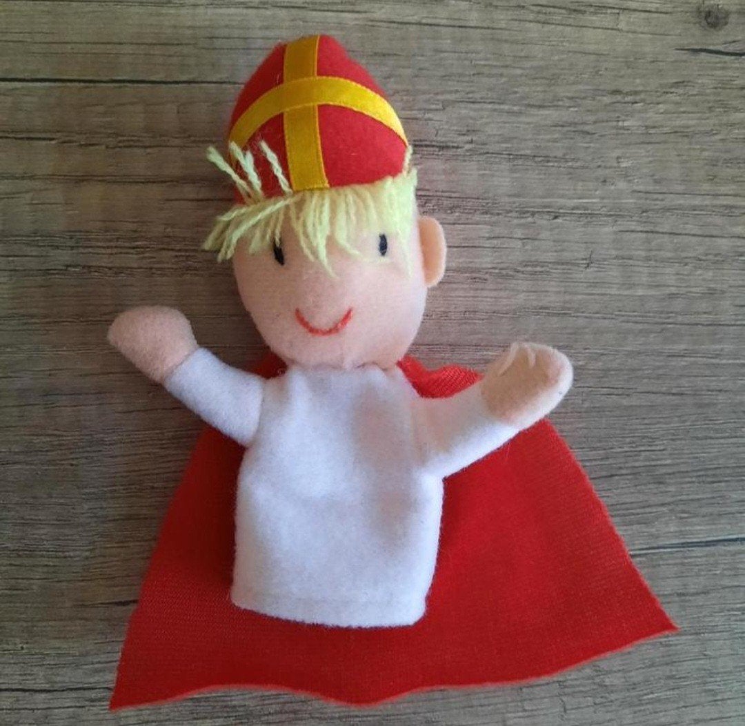 Sinterklaas vingerpop vingerpopje, Ophalen of Verzenden, Zo goed als nieuw