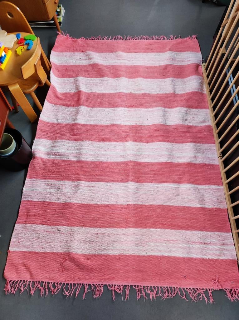 Zweeds vloerkleed / voddenkleed, Huis en Inrichting, Ophalen of Verzenden, Zo goed als nieuw, Rechthoekig, 200 cm of meer