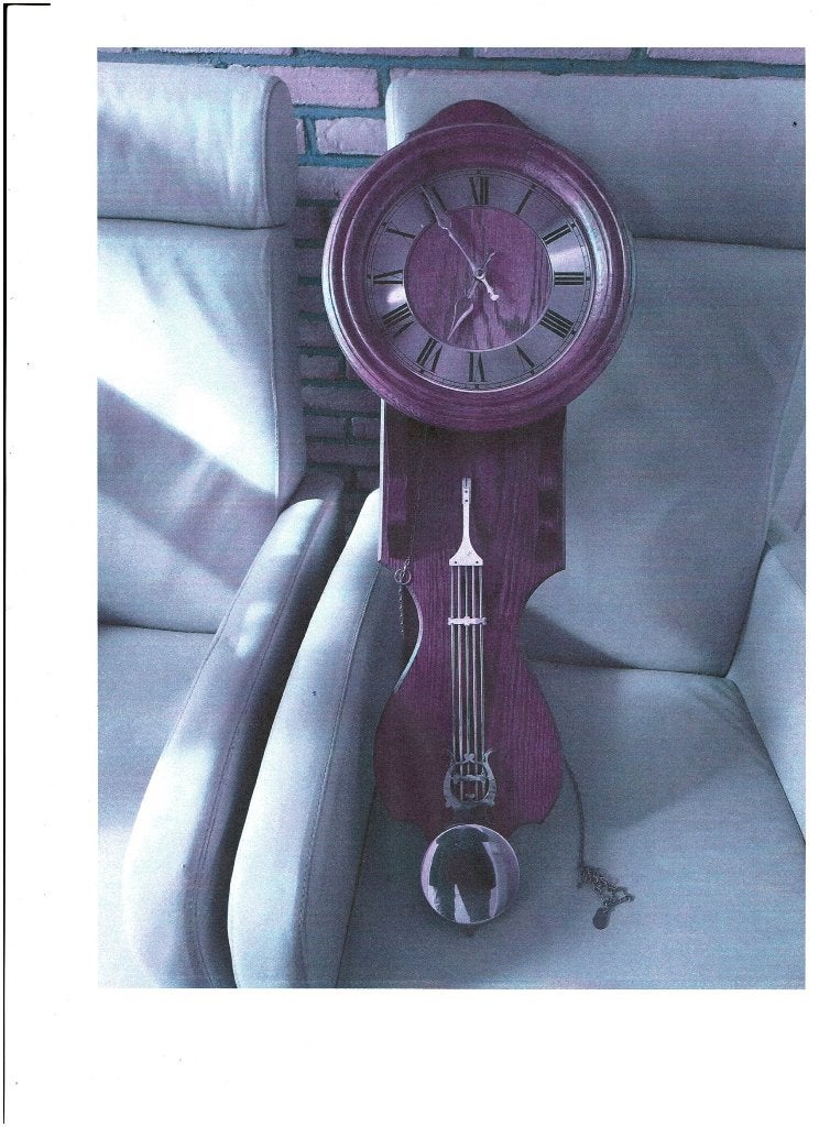 wandklok, Bruin, Ophalen of Verzenden, Stil uurwerk, Overige stijlen