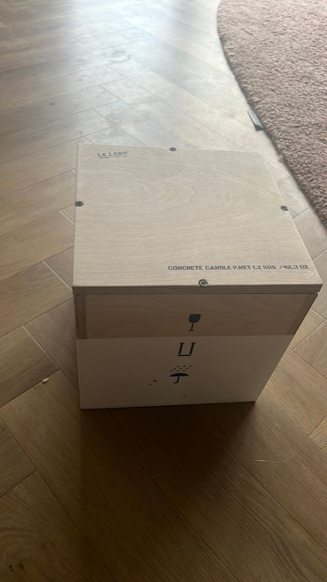 Le Labo houtendoos, Ophalen, Zo goed als nieuw, Minder dan 50 cm