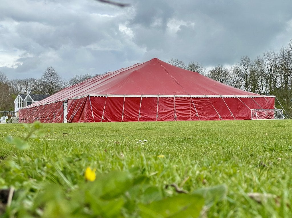 Spantent Feesttent 20 x 40 meter, Gebruikt, Overige typen, 6 meter of meer, 8 meter of meer