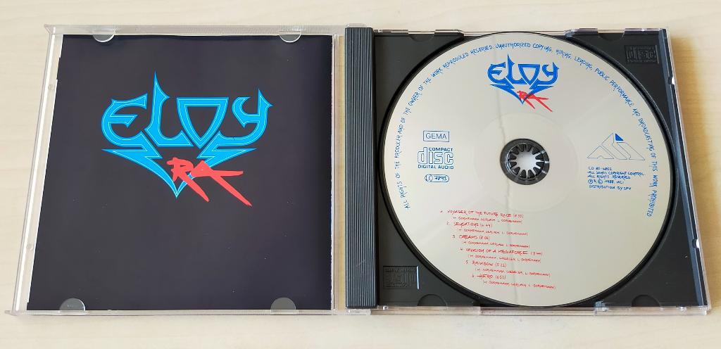 Eloy - Ra CD 1988 Prog, Cd's en Dvd's, Ophalen of Verzenden, Zo goed als nieuw, Progressive