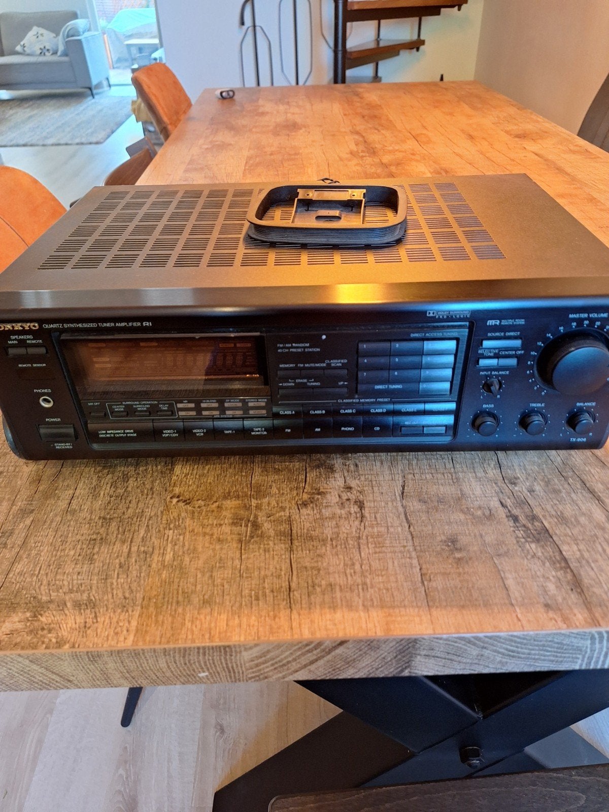 Onkyo TX-906 Quartz Synthesized Tuner Amplifier, Ophalen of Verzenden, 120 watt of meer, Onkyo